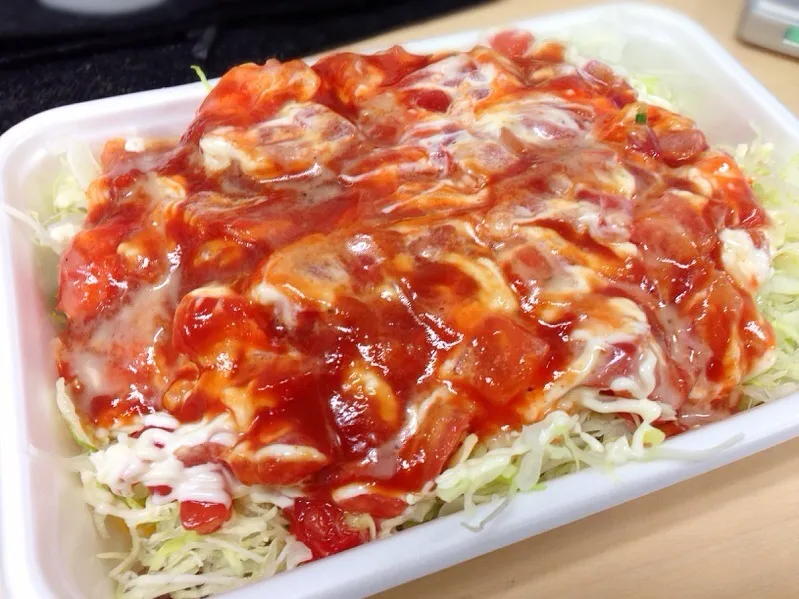 Snapdishの料理写真:Taco-rice take out|chan mitsuさん