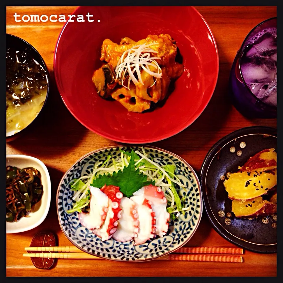 Snapdishの料理写真:いも たこ なんきん|tomocarat.さん