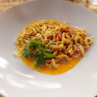 pasta con crema di zucca|il pesce innamorataさん