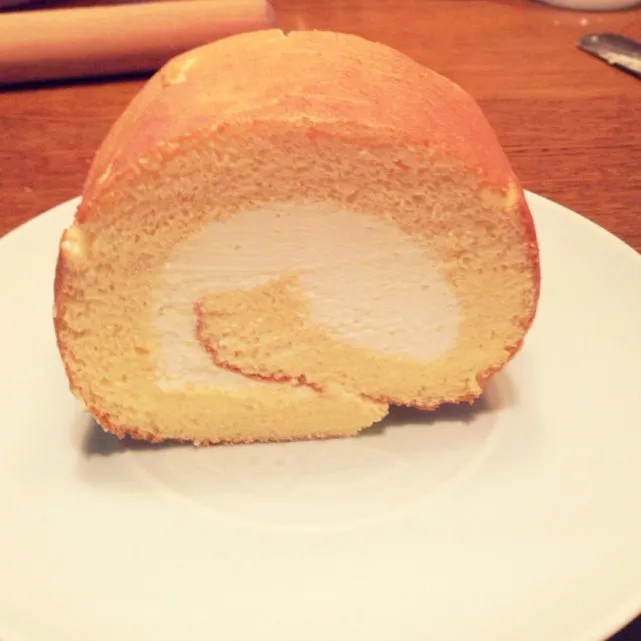 ロールケーキくるりん|うちごはん、おやつさん