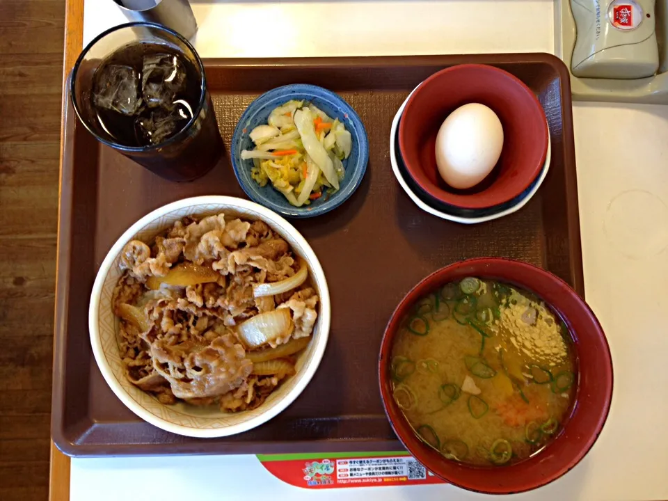 (再)牛丼(並)とん汁3点セット|ばーさんさん