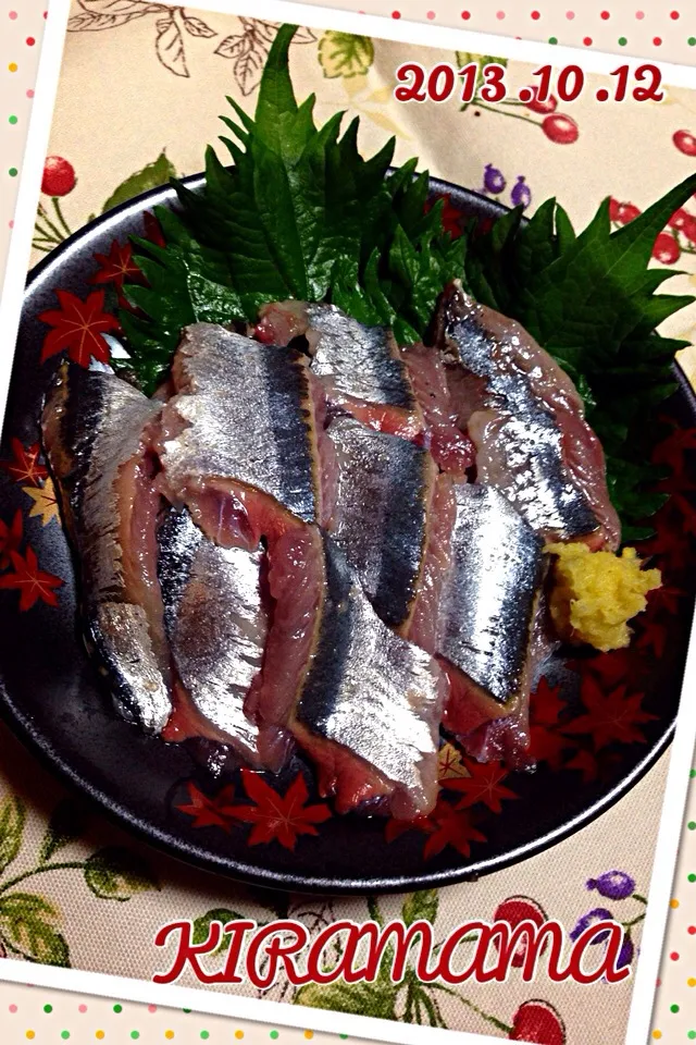 秋刀魚の刺身🐟|きらままさん