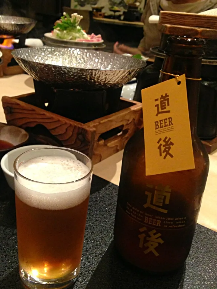 地ビールで乾杯|橙月さん