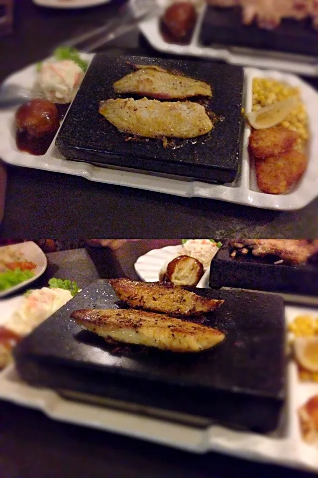 Grilled Mandarin Fish on Hot Stone|Genie Cullenさん