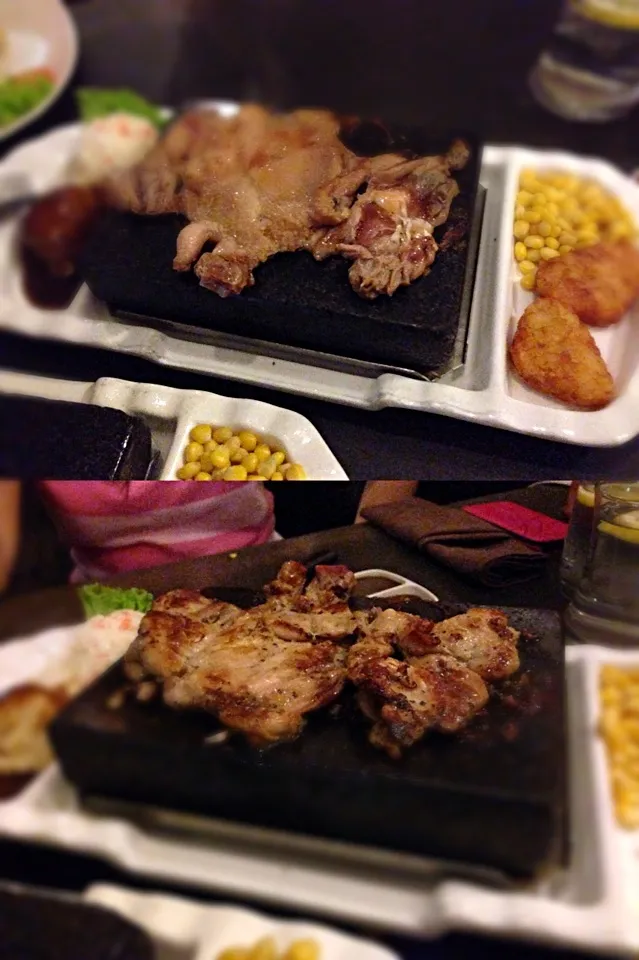 Snapdishの料理写真:Grilled Chicken on Hot Stone|Genie Cullenさん