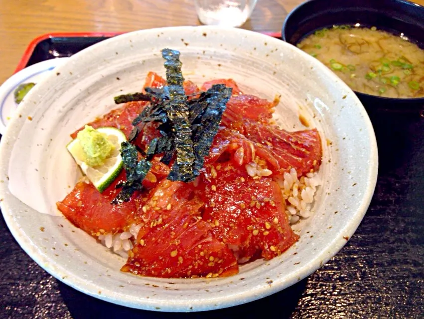 マグロ丼♪Seasoned tuna bowl|Minia♥️さん