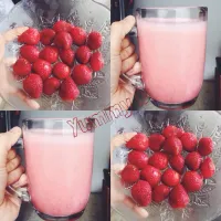 Strawberry yogurt, so yumm and refreshing😊🍓|Fida Asfirayaniさん