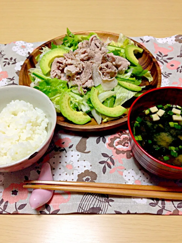 Snapdishの料理写真:冷しゃぶサラダ|ゆかさん