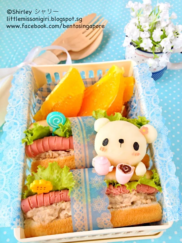 くまさんのキャラ弁 Little Bear Bento|シャリーさん