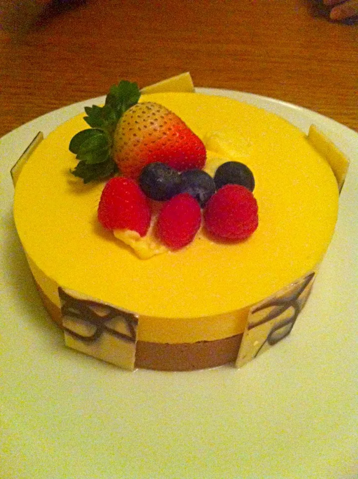 Mango cheesecake|skyblueさん