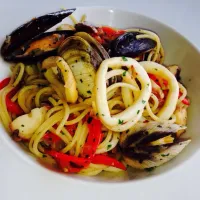 Seafood spaghetti|Liliyianさん