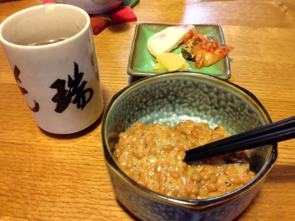 Snapdishの料理写真:朝ナットウ😸|たろうさん