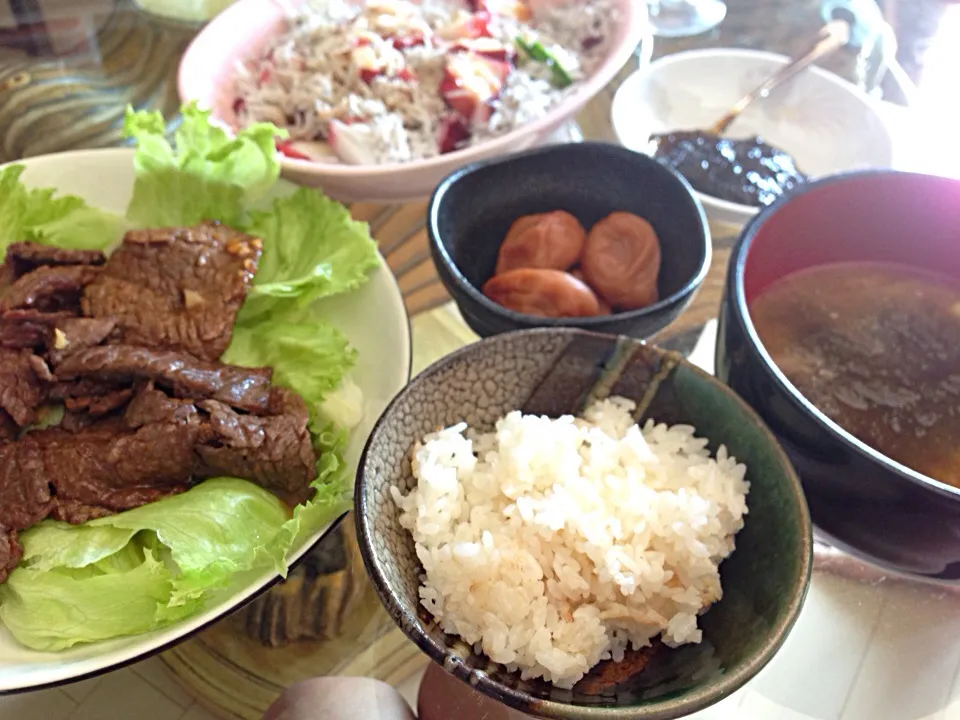 でら二日酔いw朝ご飯作ってくれた♡|ちっきーさん