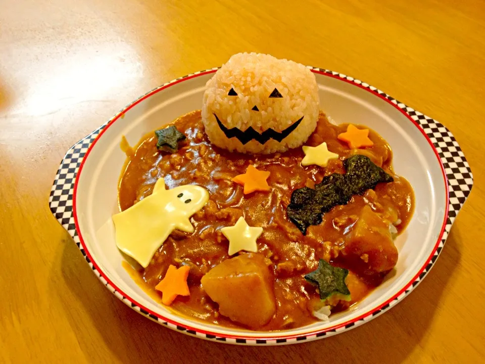 ハロウィンカレー|かなひなママさん