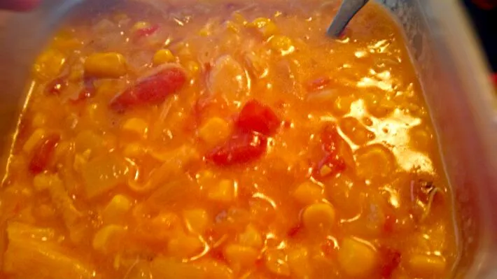 Chicken and corn soup!|Sara Gaskinsさん