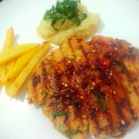 Tofu Steak Tinatian Sauce|MollyGeeさん