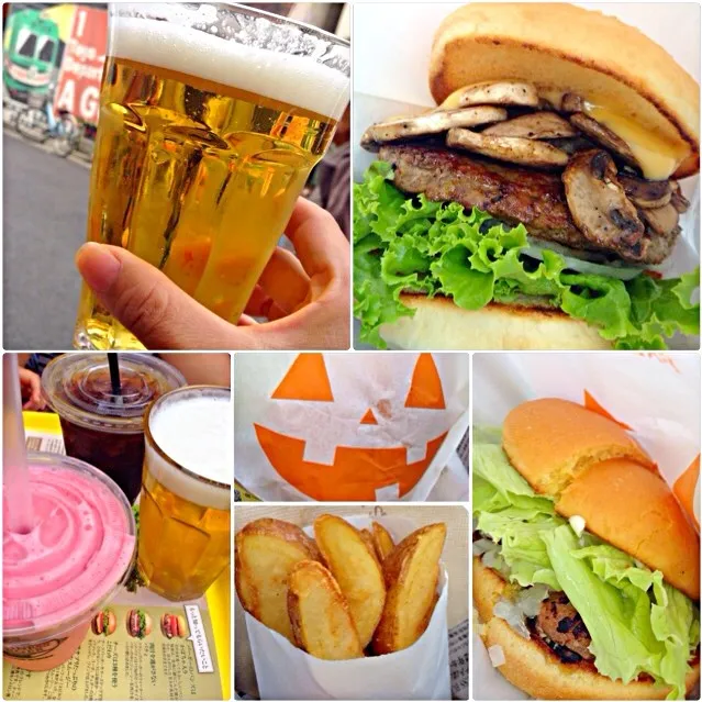 Mushroom cheeseburger🍔🍻|🌈Ami🍻さん