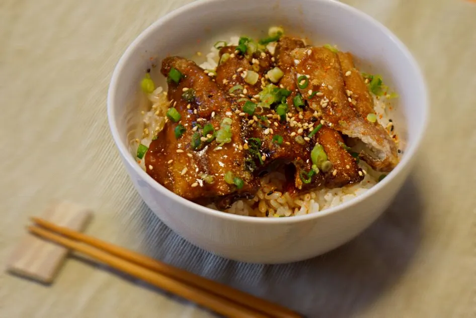 秋刀魚の塩焼きも飽きたので蒲焼き丼|cookingパパ五郎さん