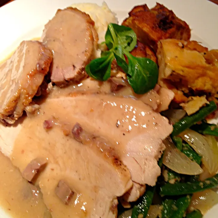 Turkey dinner for Canadian thanksgiving|lauren shannonさん