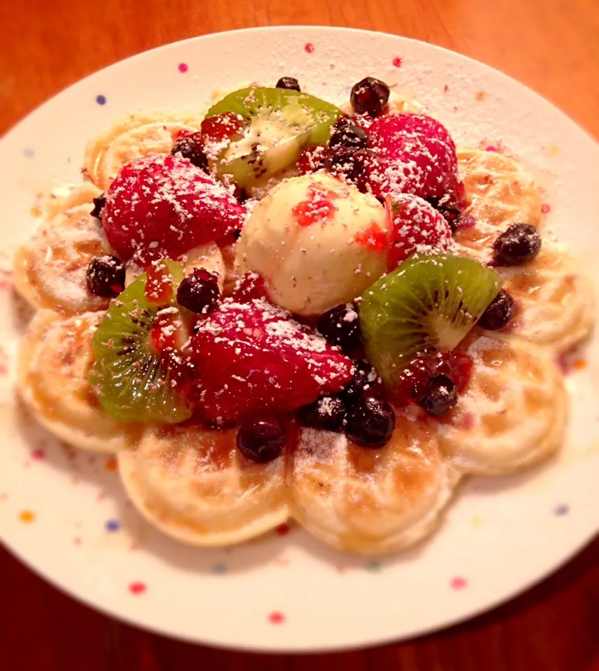 Snapdishの料理写真:Waffles|Maylingさん