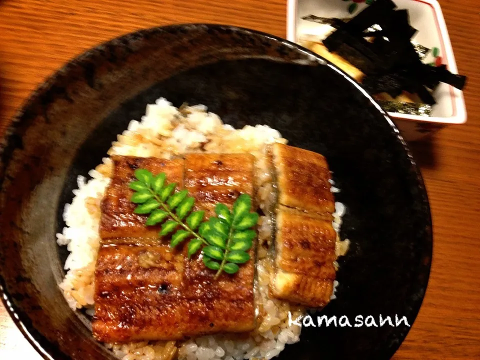 鰻丼  長芋の短冊|かまさん