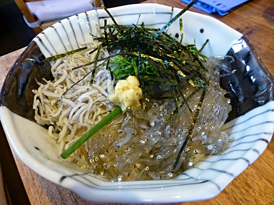 しらす二色丼|ボールおかっさん