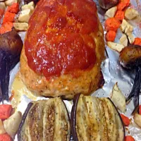 Turkey loaf with roasted root vegetables|Ursula Koppenhefferさん