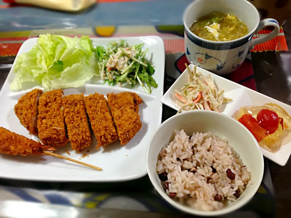 Snapdishの料理写真:トンカツ定食♡|よさく♡さん