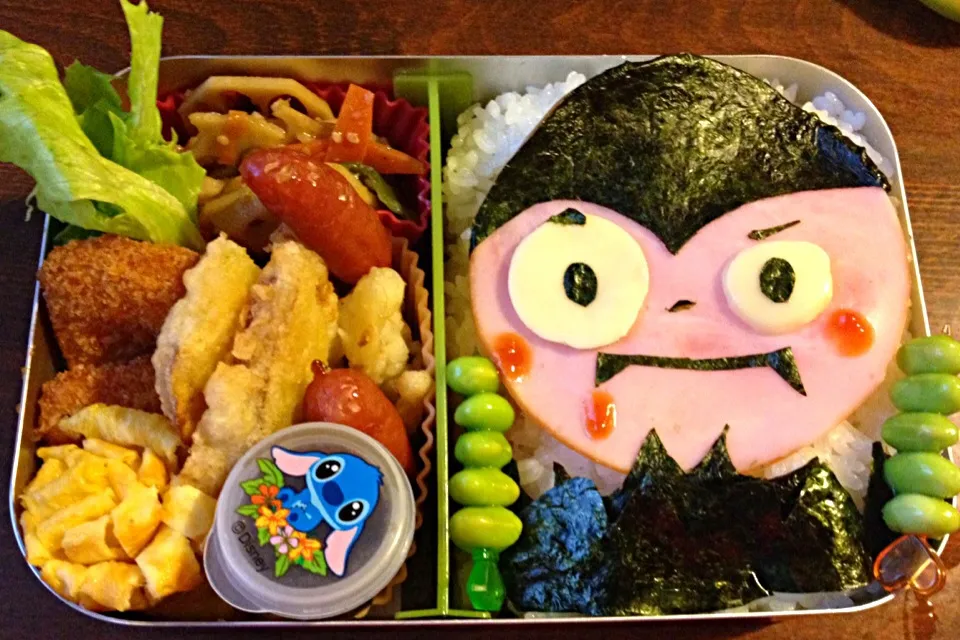 Snapdishの料理写真:お兄ちゃん先生ドラキュラ弁当|mari miyabeさん