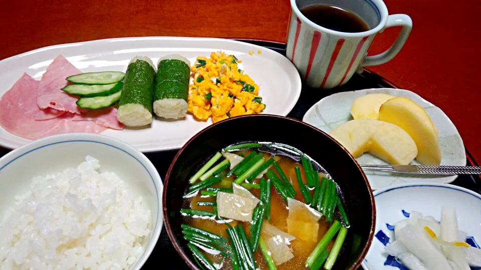 Snapdishの料理写真:休み明け、時短朝ご飯～♬|ｋｚｓｙｋさん