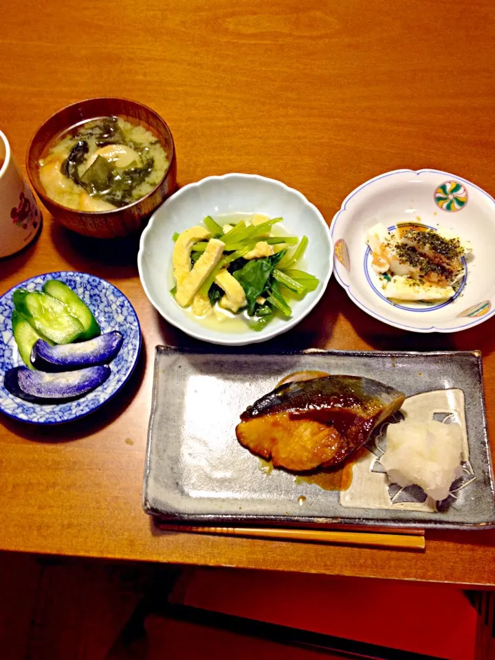 おばんざい・鰤の照焼き|リンコさん