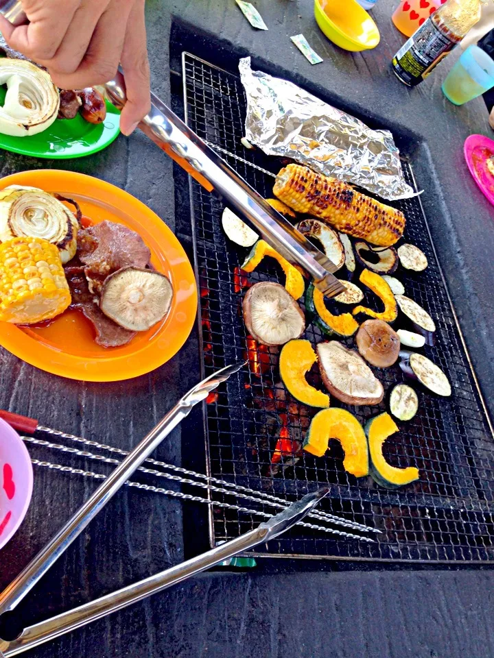 友達とBBQ♡♡♡|keychanさん