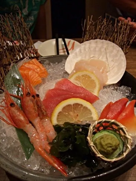 Assorted Sashimi (Sweet Prawn, Clam, Tuna, Scallop & Salmon)|Yvonne Limさん