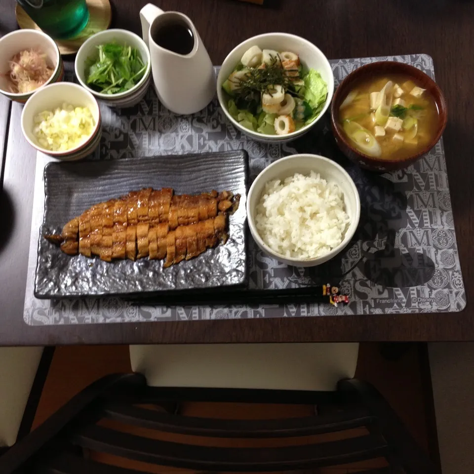 Snapdishの料理写真:さんま蒲焼でひつまぶし|kanaさん