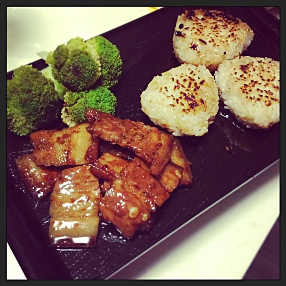 Pork Belly Onigiri|trishbebeさん