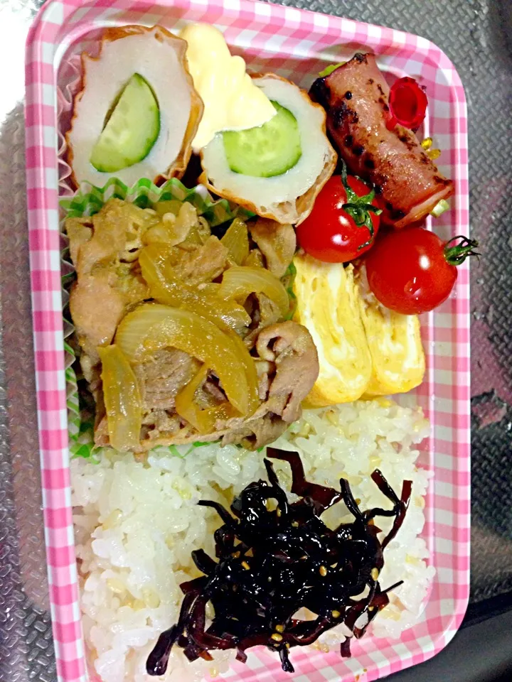 生姜焼き弁当|えりさん