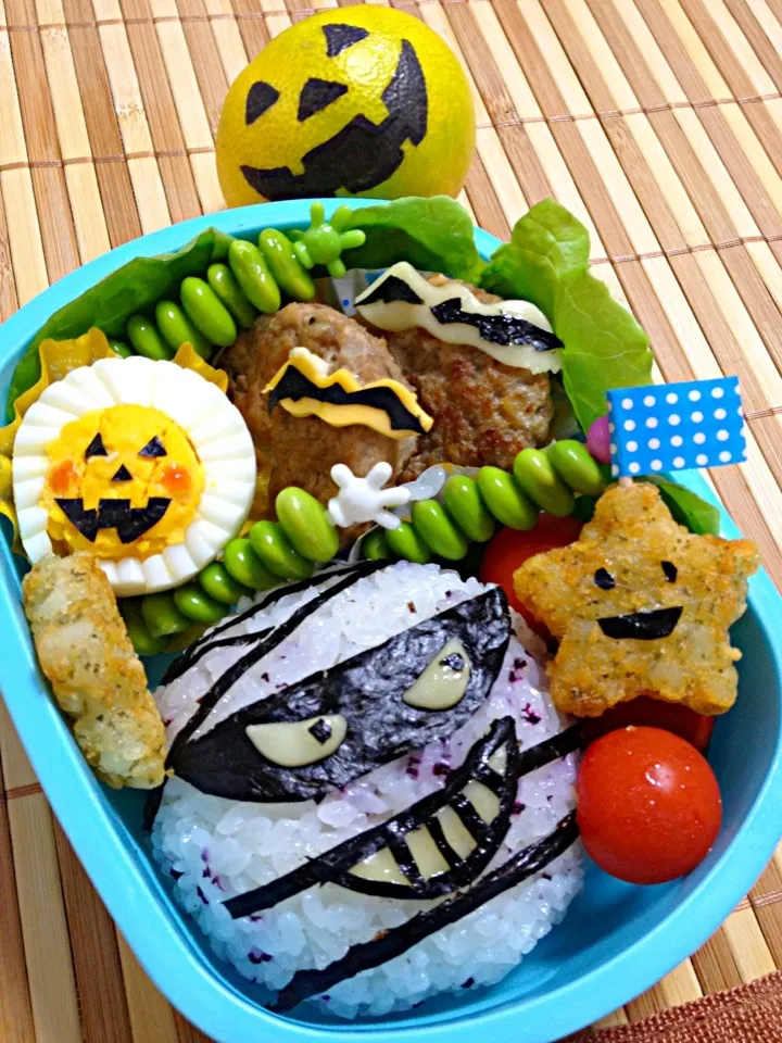 Snapdishの料理写真:ハロウィン弁当🎃|さくちんさん