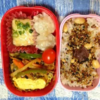 鯖のカレー風味お弁当❤|あきこさん