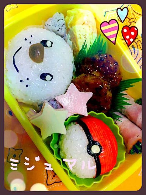 台風2󾀅ポケモン弁当|いくみさん