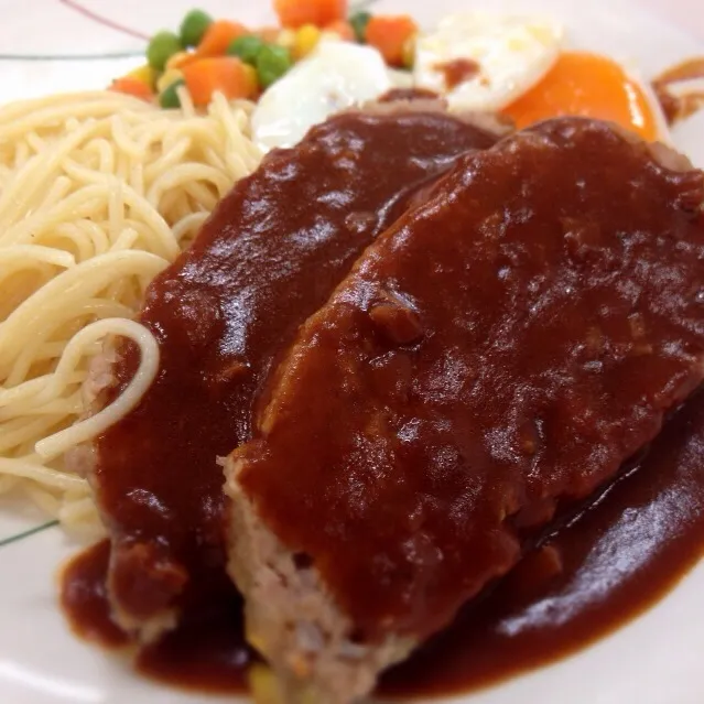 ミートローフ at 社員食堂|さるさん