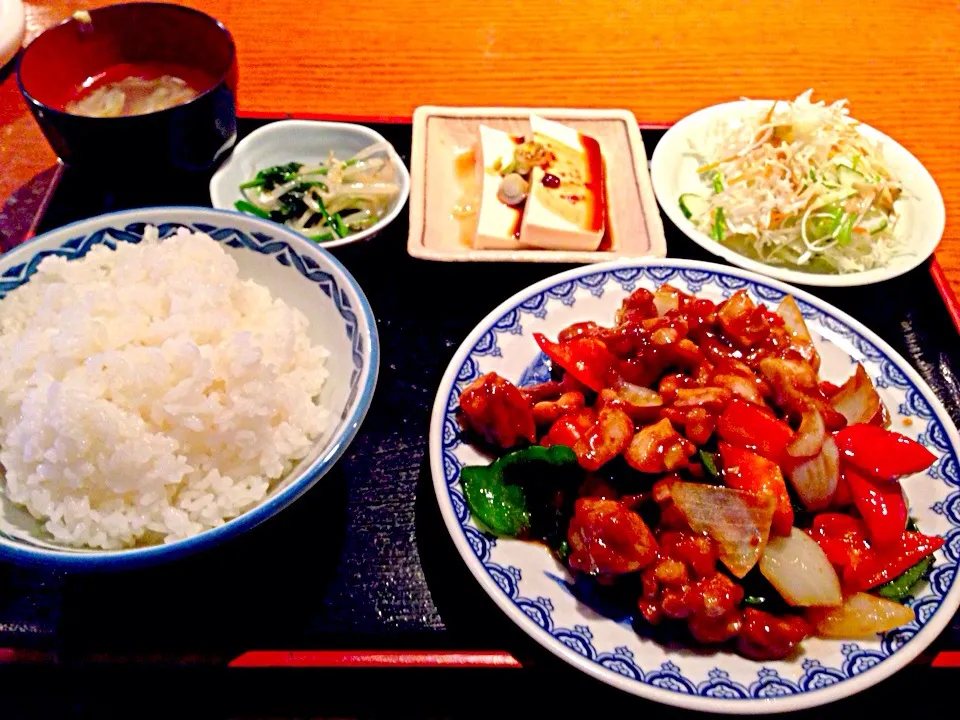 四川風鶏肉ランチ|きよみさん