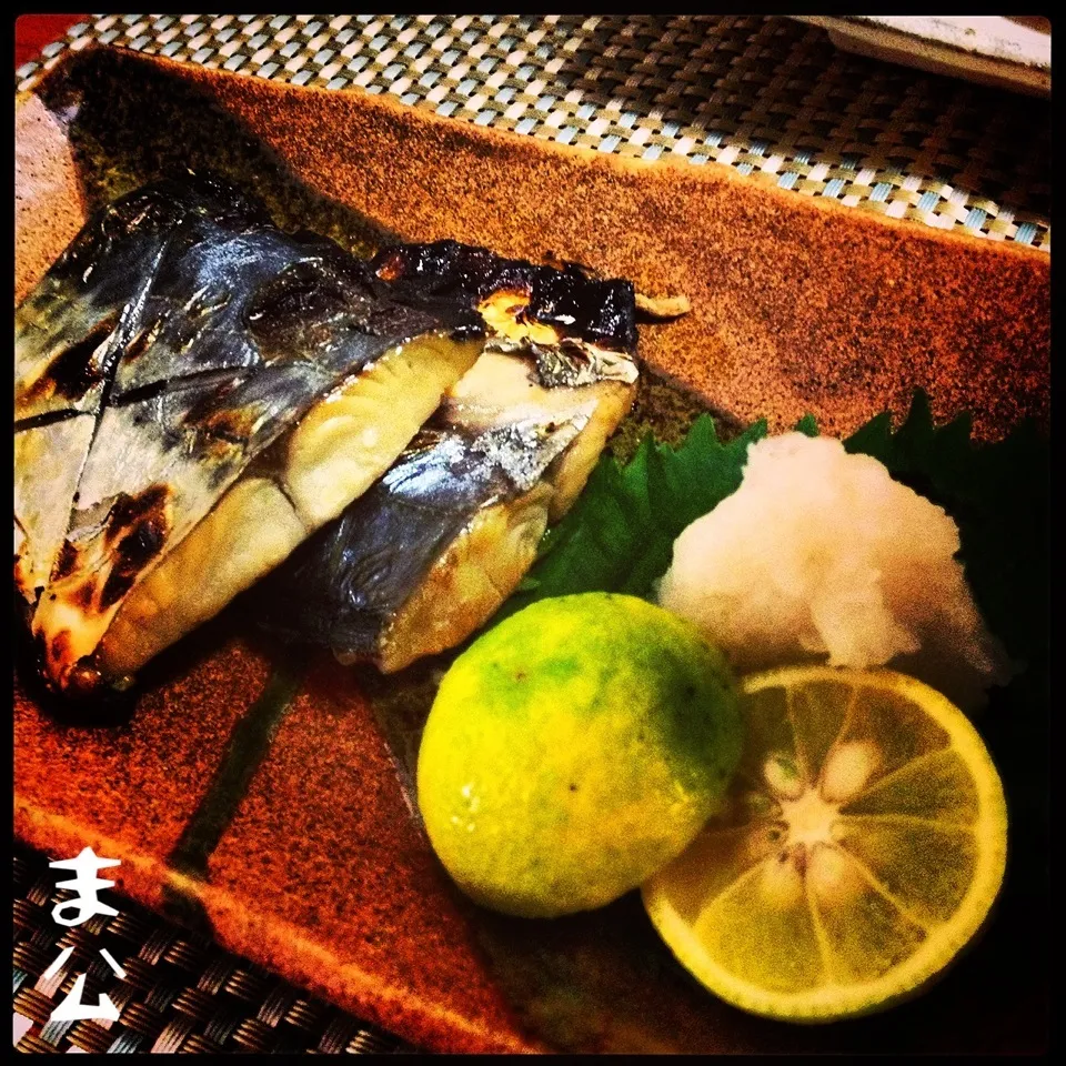 Snapdishの料理写真:自家製 さごし味噌漬 Grilled misozuke fish- Spanish mackerel pickled in miso|まる(丸大豆)さん