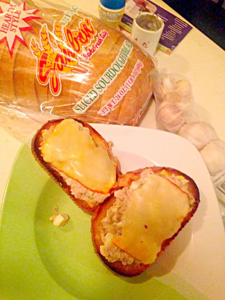 TunaMelt w/ muenster cheese on sourdough|amaja bryantさん