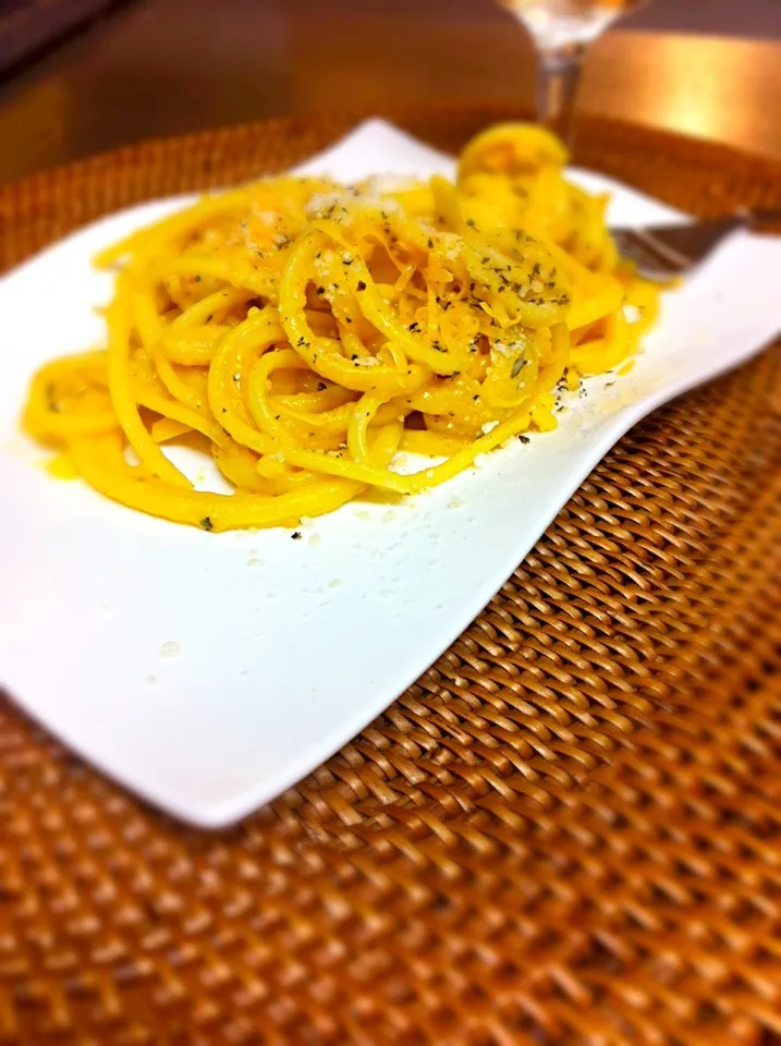 Pampkin with cheddar cheese pasta|Yuko Sasakiさん