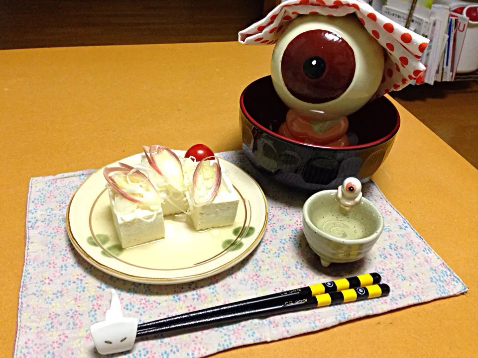 Snapdishの料理写真:冷奴!  (^-^)|Kei Satoさん