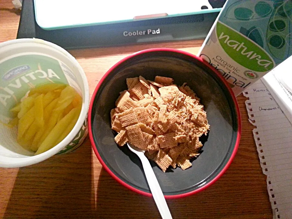 mangos, Life Brand Cereal with Natura Soy Milk|dennypatronさん