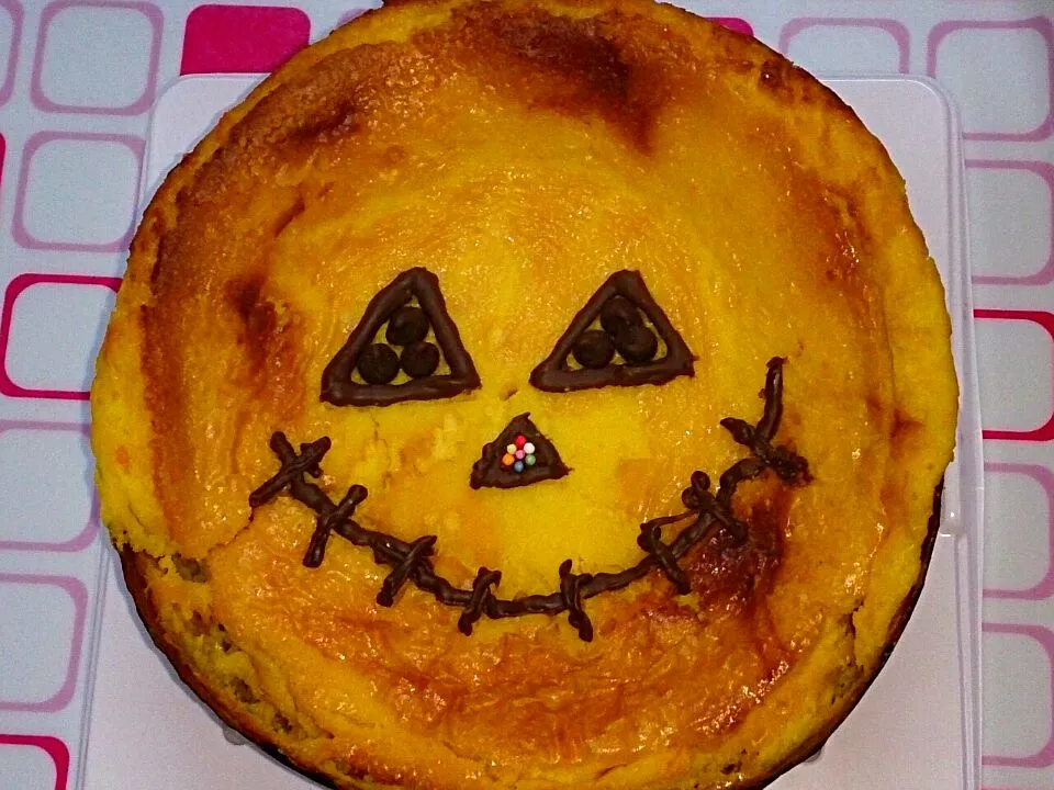 Snapdishの料理写真:パンプキンチーズケーキ ♡|ちひろさん