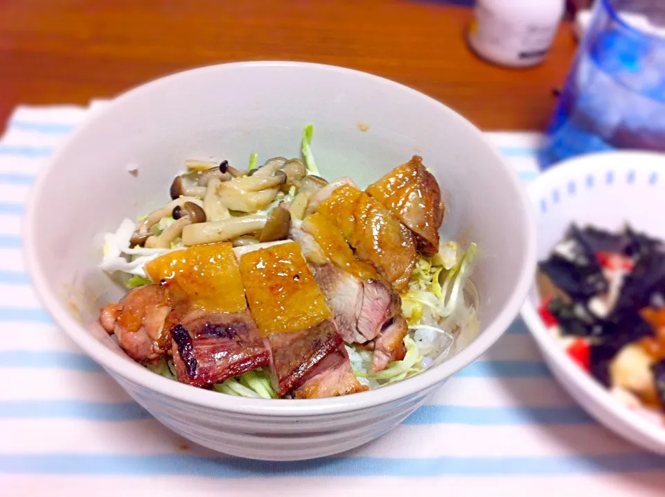 鶏肉の甘酢照り焼き丼|カナエさん