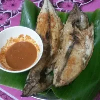 Snapdishの料理写真:Ikan bakar dan sambal balacan|robinさん