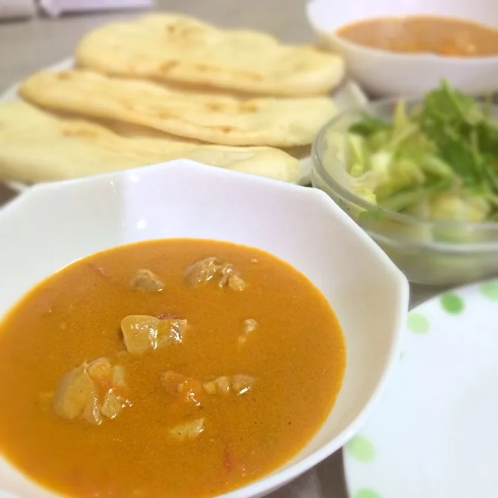 バターチキンカレー&ナン|ごるびーさん